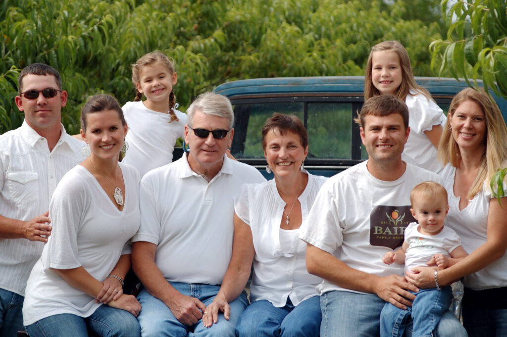 multi-generational Baird family photo